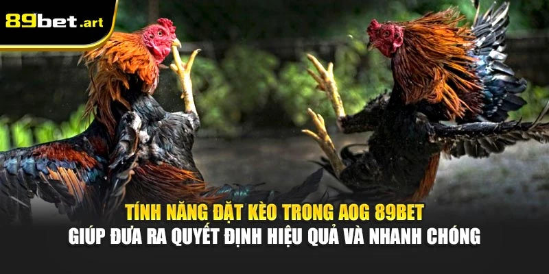 AOG Đá Gà 89Bet - Đặt Kèo Cực Chuẩn, Nhận Tiền Tức Thì